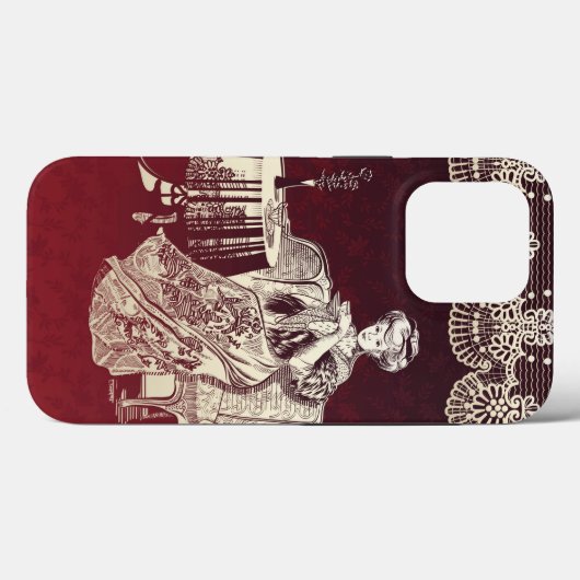 dame drink thee Case-Mate iPhone case (Achterkant (horizontaal))