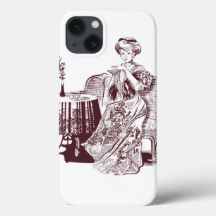 dame drink thee iPhone 13 hoesje