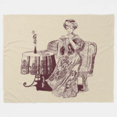 dame drink thee fleece deken (Voorkant (Horizontaal))