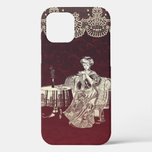 dame drink thee iPhone 12 pro hoesje