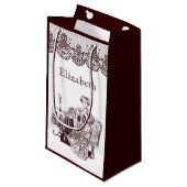 dame drink thee klein cadeauzakje (Voorkant Gekanteld)