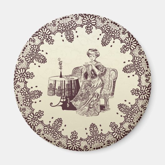 dame drink thee magneet (Voorkant)