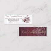 dame drink thee mini visitekaartje (Voorkant / Achterkant)