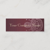 dame drink thee mini visitekaartje (Achterkant)