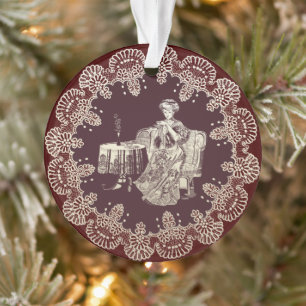 dame drink thee ornament