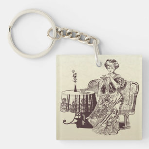 dame drink thee sleutelhanger