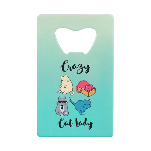 Dame du chat fou et 4 chats mignons (Devant)