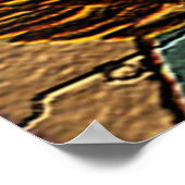  dame, Eagle, Vlag en Liberty Bell Mosiac Poster (Hoek)