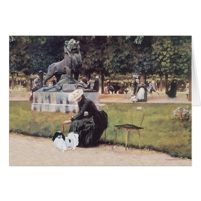 Dame en Japanse kin in het Park (Voorkant Horizontaal)