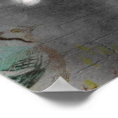  dame en paardencollage poster (Hoek)