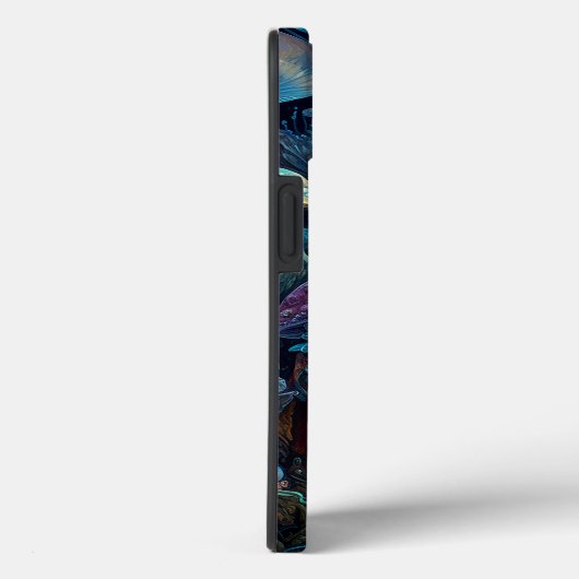 Dame en paddenstoelen Surreal Fantasy Art Case-Mate iPhone Case (Achterkant / Rechts)