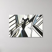 Dame en silhouette Art Déco (Recto)