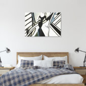 Dame en silhouette Art Déco (Insitu(Chambre))