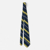 Dame Erin of Eire II University Stripe Stropdas (Achterkant)