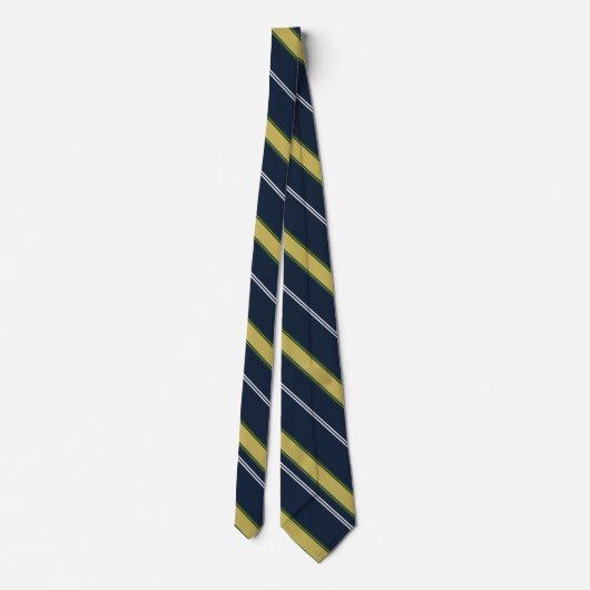 Dame Erin of Eire II University Stripe Stropdas (Achterkant)