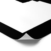 Dame et une porte - impression noir (Coin)