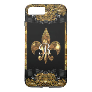 Dame Eve Fleur French Monogram iPhone 8 Plus / 7 Plus Hoesje