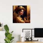  dame III Print, Value Poster Paper (Matte) (Thuiskantoor)