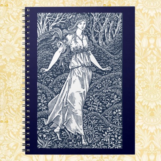 dame in de Bossen Notitieboek