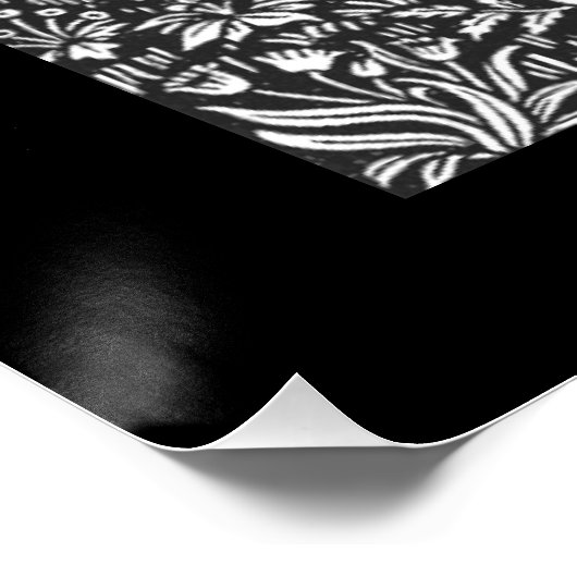 dame in de Bossen Perfect Poster (Hoek)