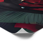 Dame in de droomtuin poster (Hoek)