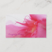 Dame in de wind visitekaartje (Achterkant)