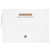 dame in Flowered Pet, (Achterkant Horizontaal)