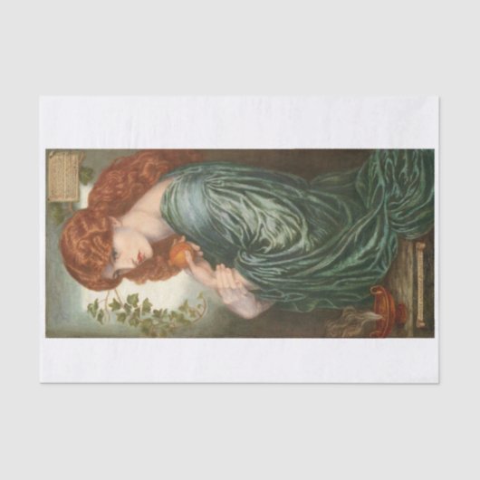 Dame in groen tissuepapier (Voorkant)