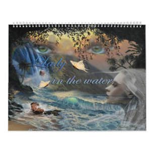 Dame in het water kalender