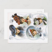 dame in Mode Pet Briefkaart (Voorkant / Achterkant)