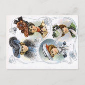 dame in Mode Pet Briefkaart (Voorkant)