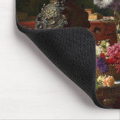  dame in roze Lila dress & Red Rose Muismat (Hoek)