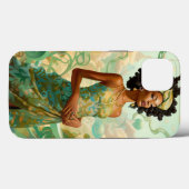 Dame in Surreal World Afro-Amerikaanse Kunst Case-Mate iPhone Case (Achterkant (horizontaal))