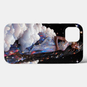 Dame in wolken Afrikaanse Amerikaanse kunst Case-Mate iPhone Case (Achterkant (horizontaal))