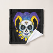 Dame Jester Schedel Bad Handdoek (Wasdoekje)