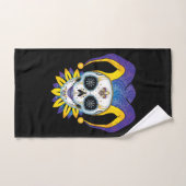 Dame Jester Schedel Bad Handdoek (Handdoek)