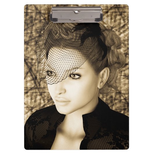  dame klembord (Voorkant)