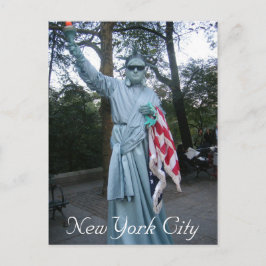 "Dame? Liberty" New York City Briefkaart