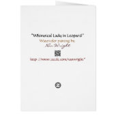 Dame lunatique avec le Casquette droit (Dos)