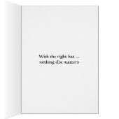 Dame lunatique avec le Casquette droit (Intérieur (Droit))