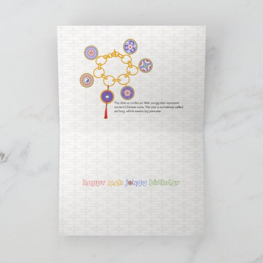 Dame Mah Jongg 01 Carte (Intérieur)