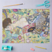 Dame met A Fan, Gustav Klimt Tissuepapier (Craft)