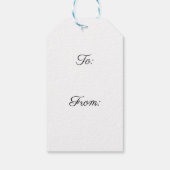 dame met bloemen cadeaulabel (Achterkant)