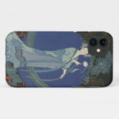 Dame met een draak (kleurenlitho) Case-Mate iPhone case (Achterkant (horizontaal))