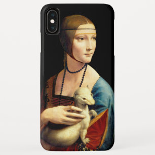 Dame met een ermijn van Leonardo Da Vinci iPhone XS Max Hoesje