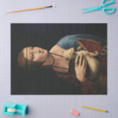 Dame met een Ermine van Leonardo da Vinci Tissuepapier (Craft)