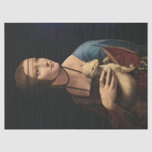 Dame met een Ermine van Leonardo da Vinci Tissuepapier