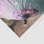 Dame met een Parasol, Frans Chic Tissuepapier (Detail)