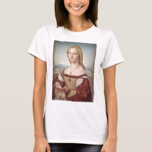 Dame met een Unicorn T-shirt
