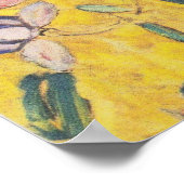 Dame met Fan - Gustav Klimt Poster (Hoek)